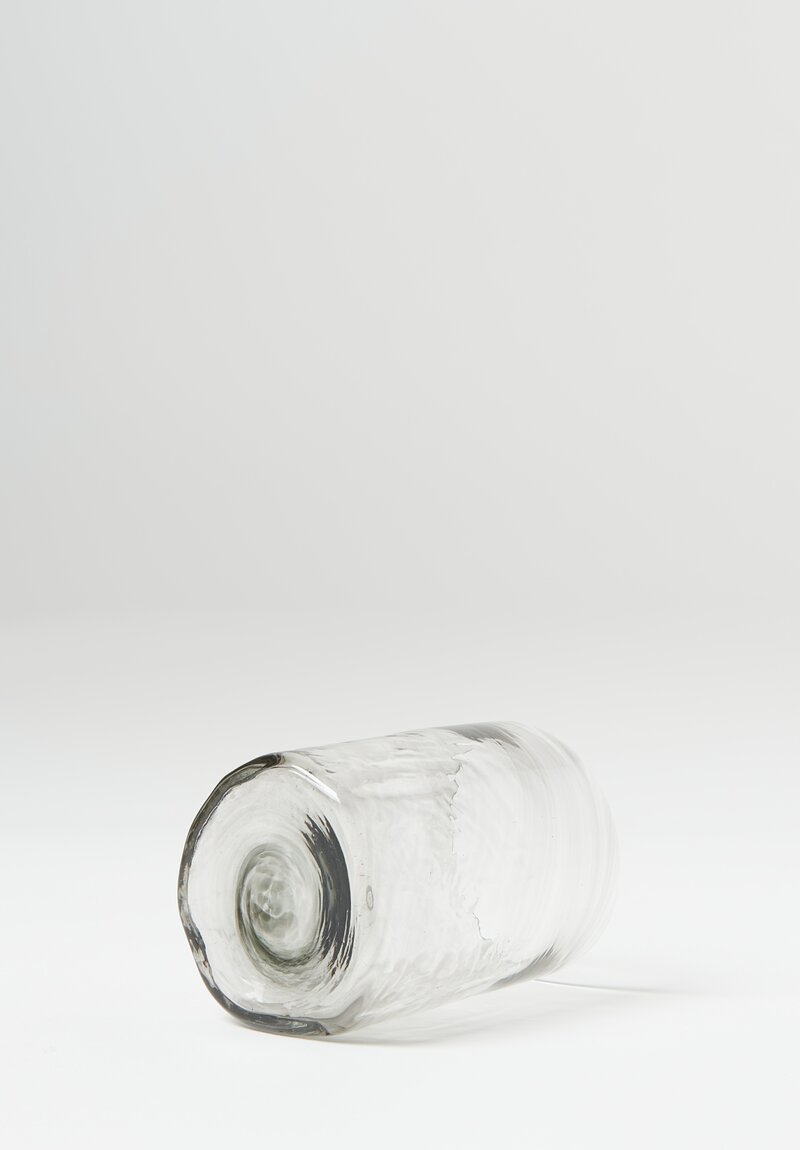 Studio Xaquixe Medium Handblown Glass in Smoke Grey	