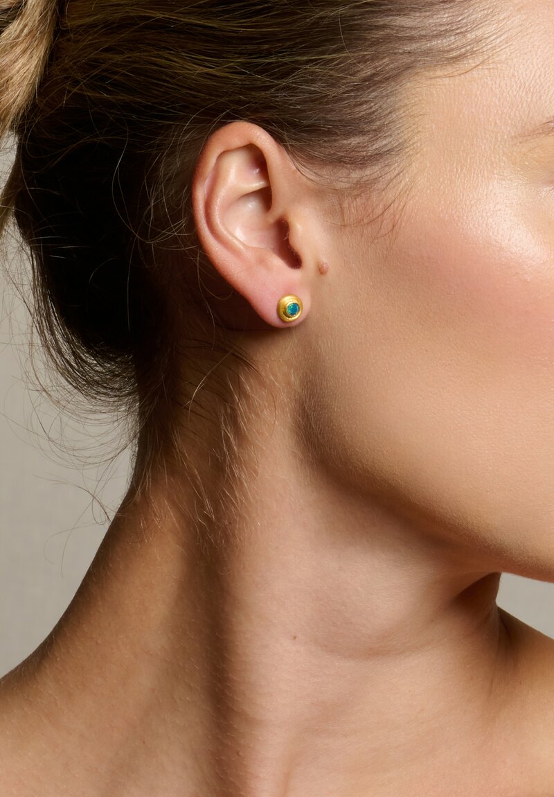 Lika Behar 24k, Opal Doublet Stud Earrings	