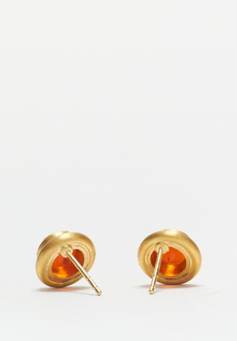 Lika Behar 24k, ''Santorini'' Mexican Fire Opal Earrings	