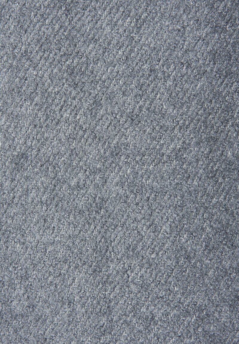 Alonpi Cashmere/ Silk Maracana Throw Grey	