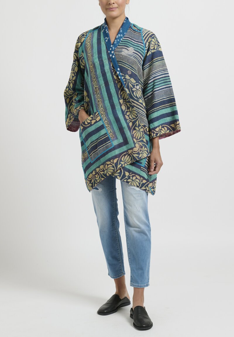 Mieko Mintz 2-Layer Vintage Cotton A-Line Jacket	