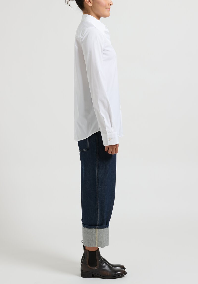 Jil Sander Cotton Poplin Shirt in White
