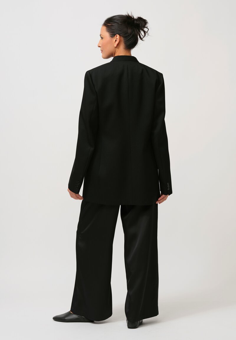 Jil Sander Wool Tailored Blazer in Black	