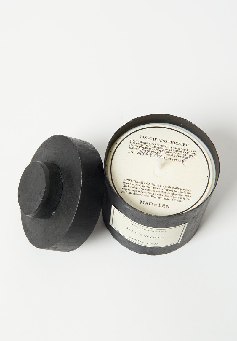 Mad et Len Handmade Apothicaire Candle Darkwood