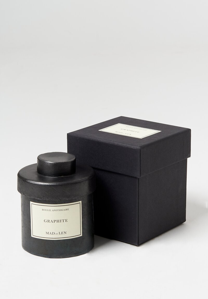 Mad et Len Handmade Apothicaire Candle in Graphite	