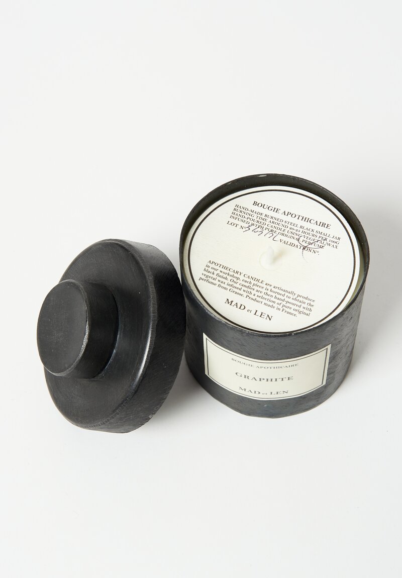 Mad et Len Handmade Apothicaire Candle in Graphite	