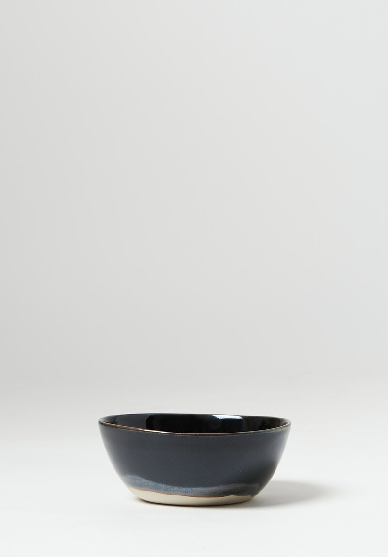 Christiane Perrochon Handmade Stoneware Cereal Bowl Black Tenmoku 2	