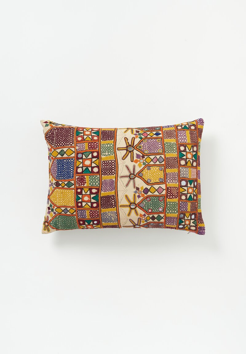 Shobhan Porter Wide Indian Camel Sack Pillow Multicolor II	