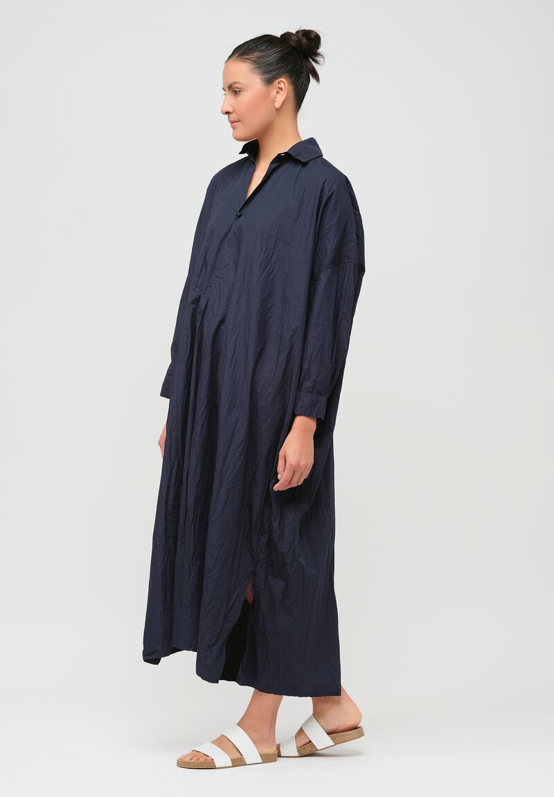 Daniela Gregis Washed Cotton More Tunic in Navy Blue	