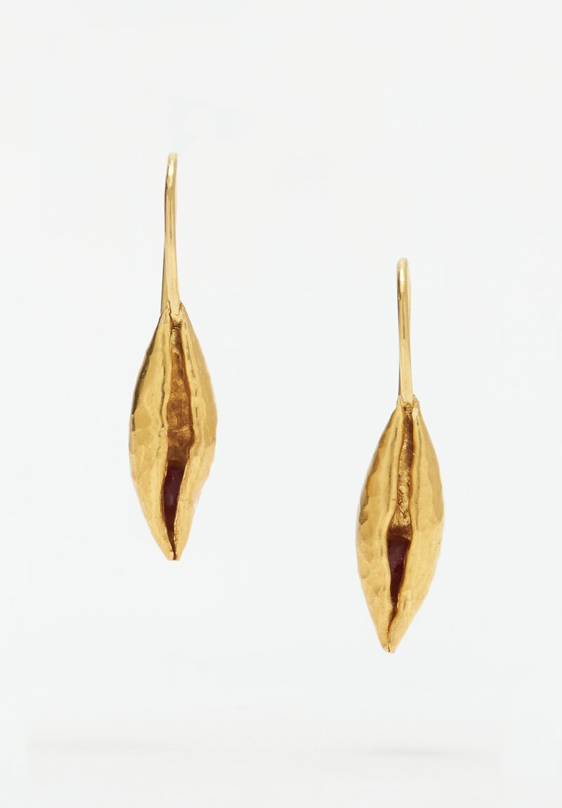 Ram Rijal 22k Seed Earrings Yellow Gold	