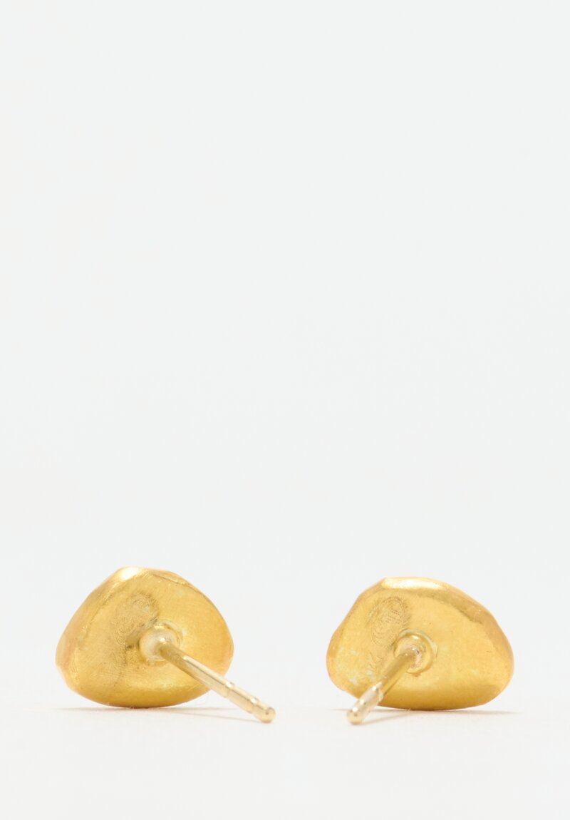 Lika Behar 24k Gold ''Pebble'' Post Earrings	