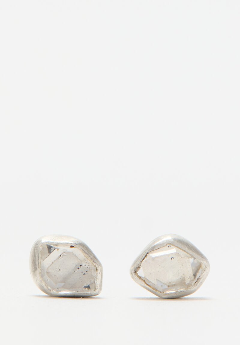 Miranda Hicks Little Mineral Herkimer Diamond Earrings	