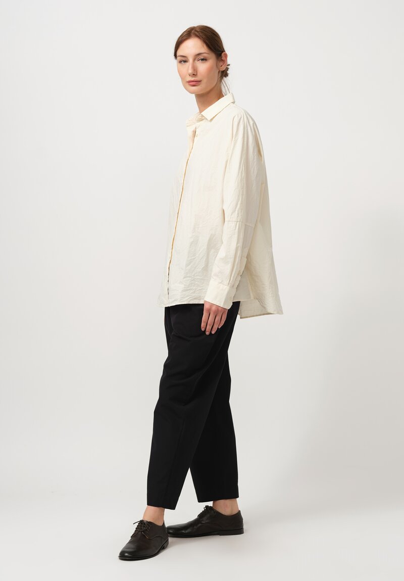 Casey Casey Long Sleeve Waga Soleil Shirt in Paper Cotton	