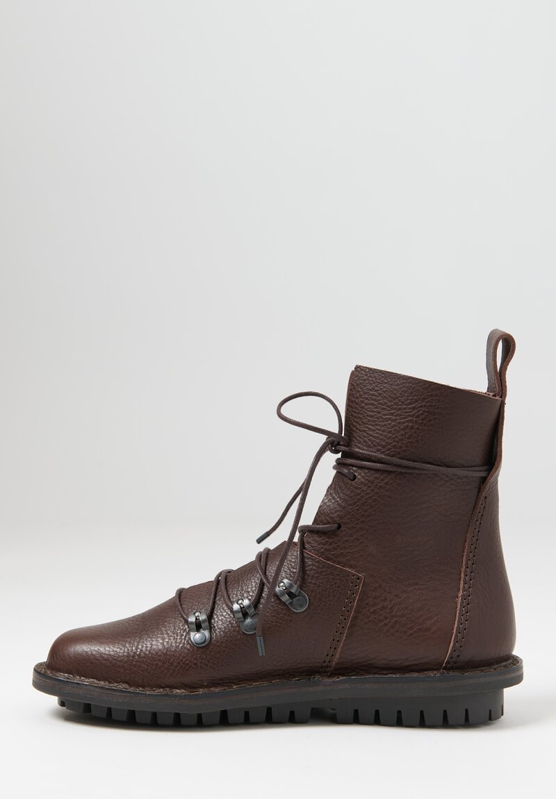 Trippen Lace Up Standstill Boot in Espresso Brown | Santa Fe Dry 
