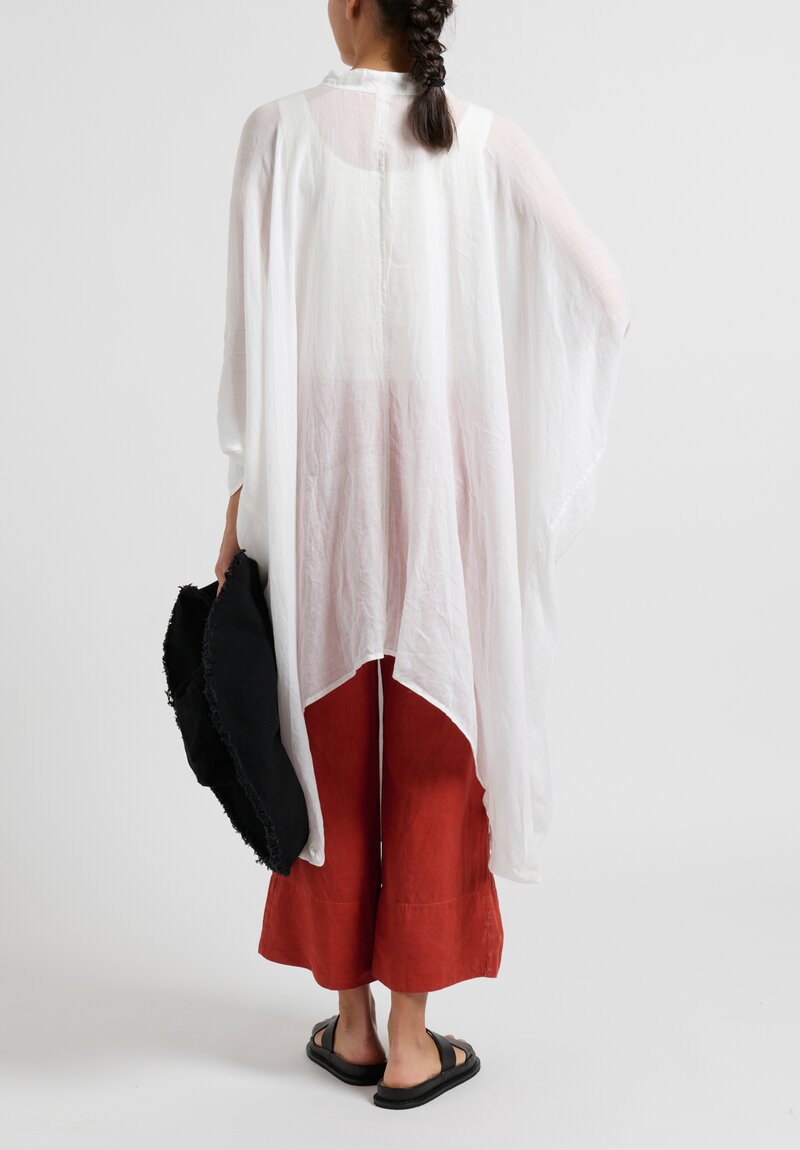 Gilda Midani Solid Dyed Linen Square Dress	