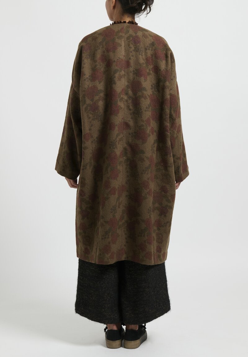 Uma Wang Virgin Wool Cadrian Cocoon Coat	