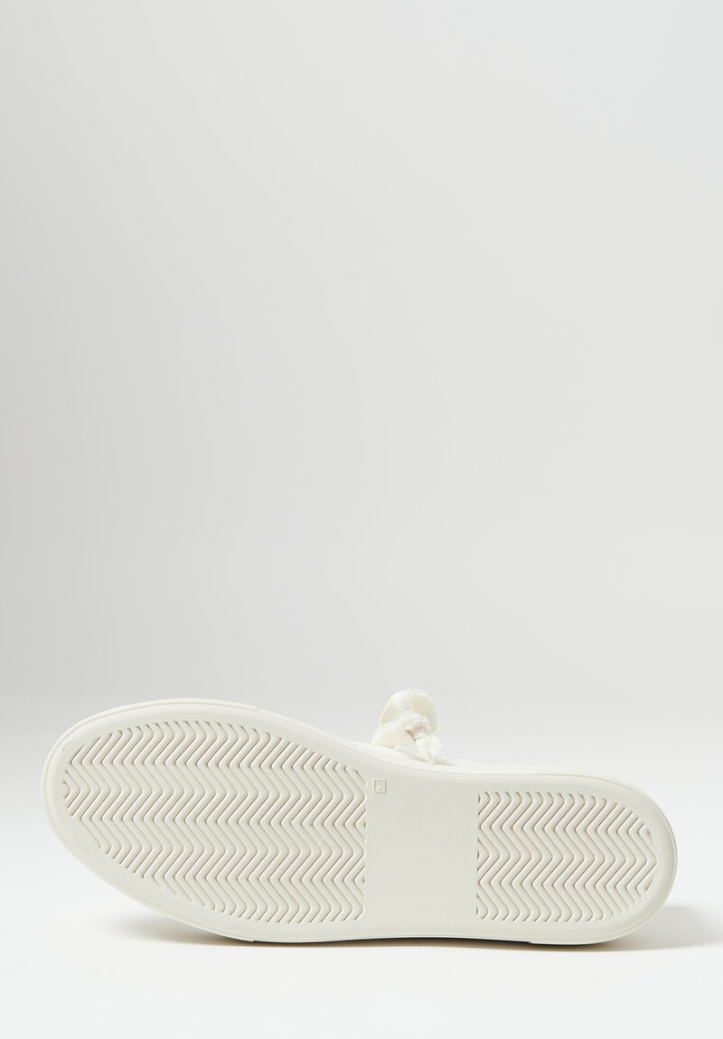 Uma Wang Linen Sneakers in White
