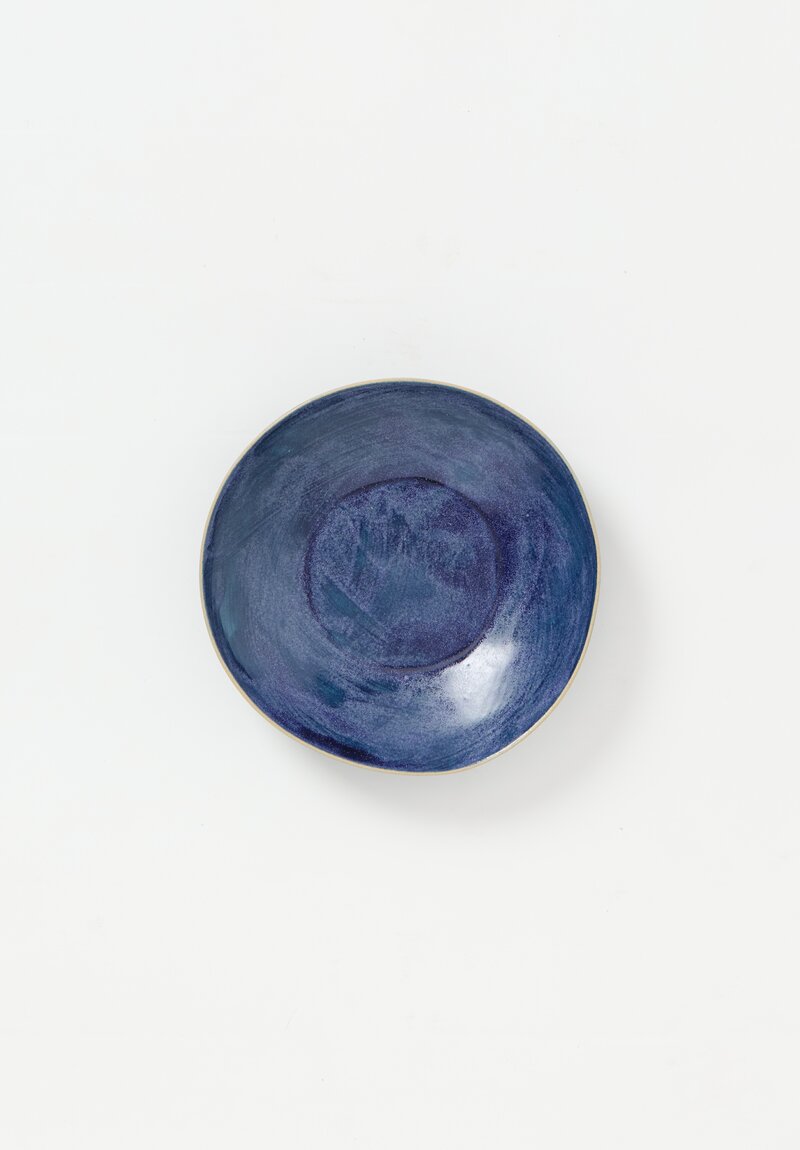 Laurie Goldstein Small Shallow Bowl Blue	