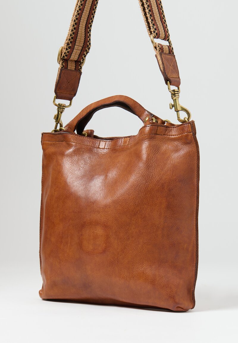 Campomaggi Leather Shopping Bag with Photostrap	