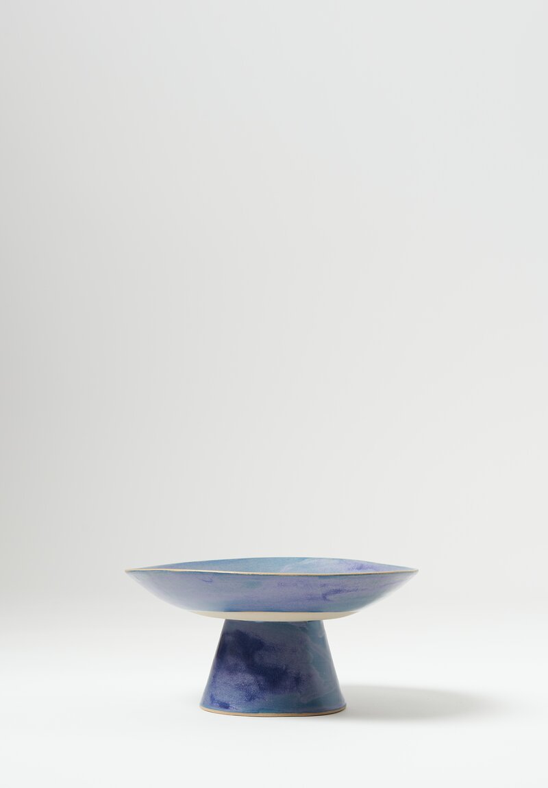 Laurie Goldstein Ceramic Tazza Blue	