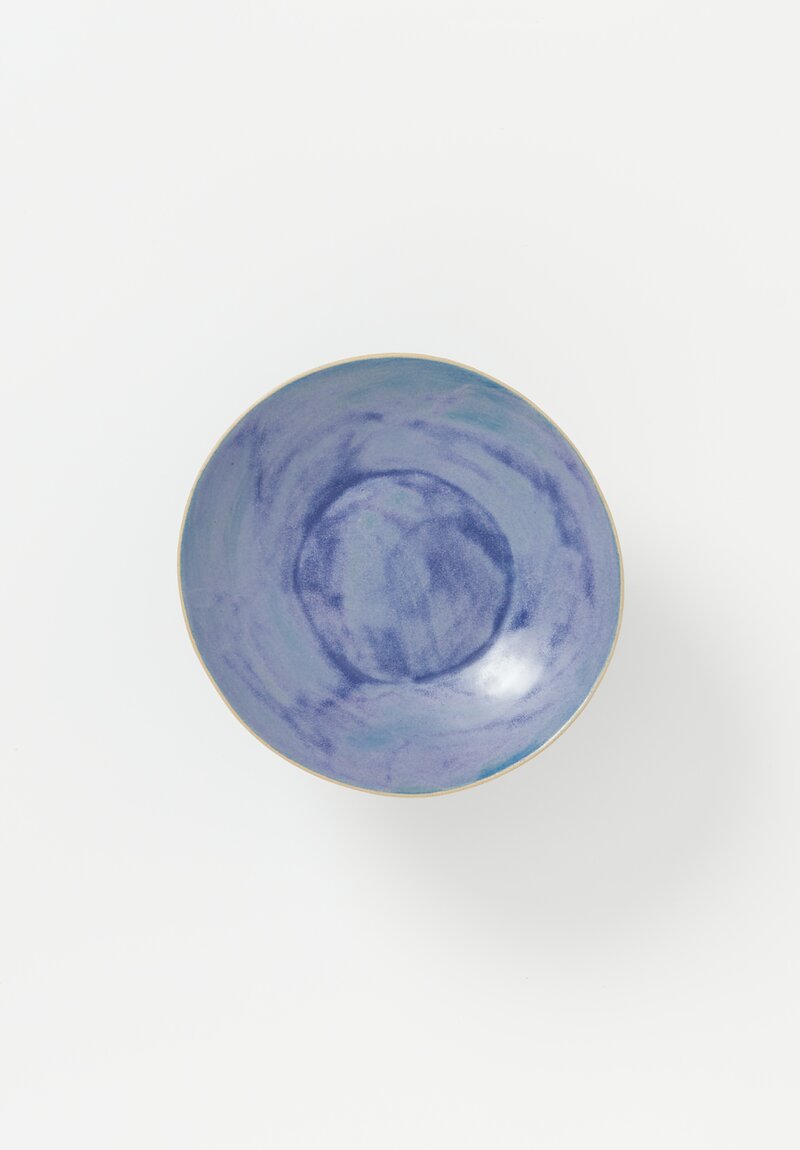 Laurie Goldstein Ceramic Tazza Blue	