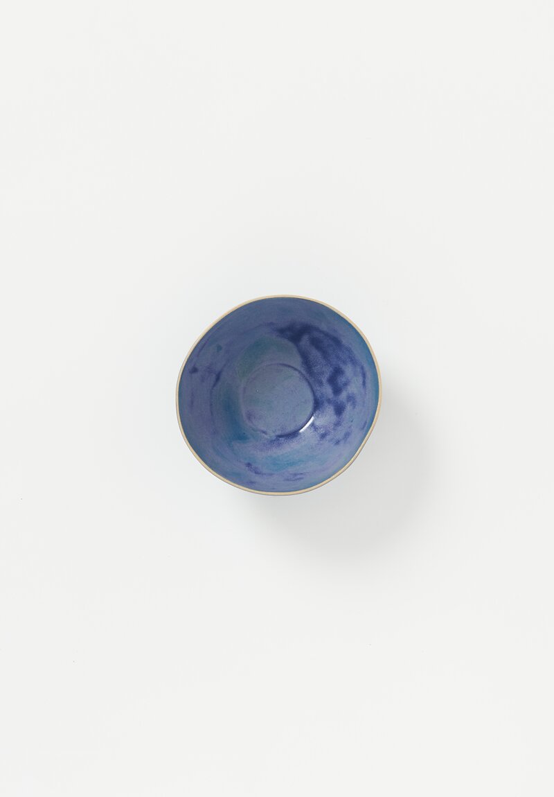 Laurie Goldstein Ceramic Round Bowls Blue	