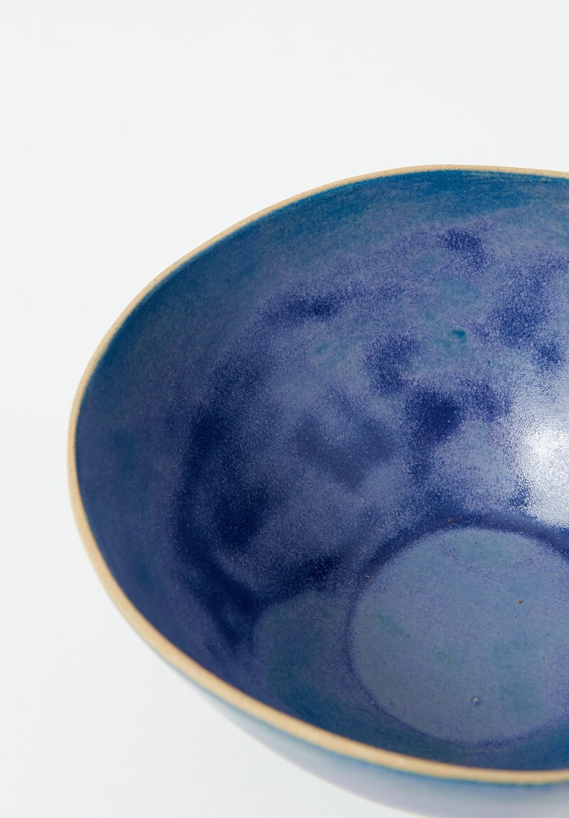 Laurie Goldstein Ceramic Round Bowls Blue	
