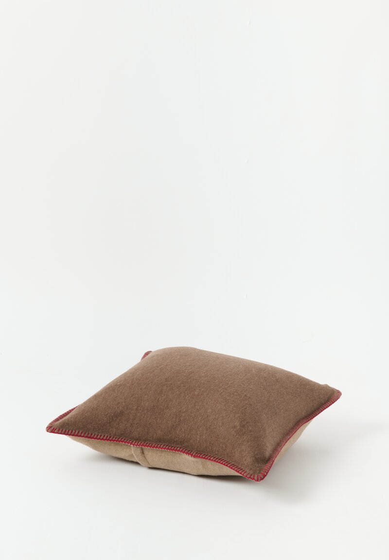 Alonpi Blanket Stitched Cashmere Luberon Pillow	