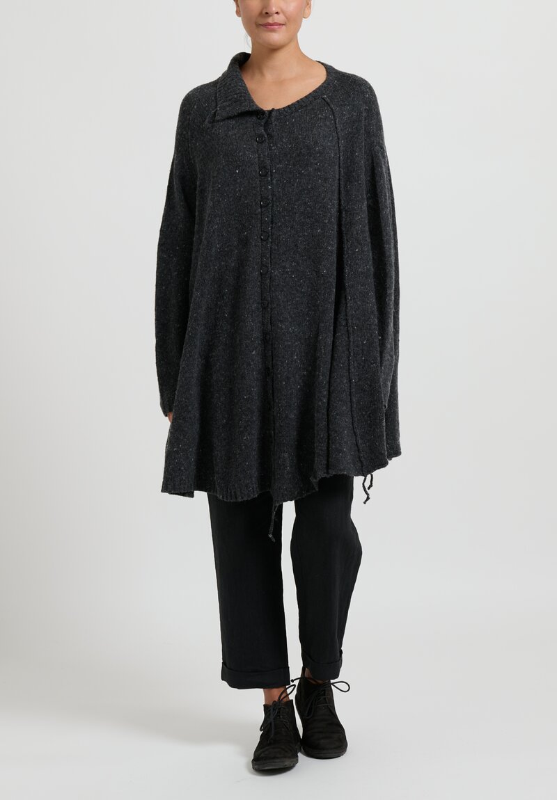 Rundholz Oversized A Line Cardigan in Grey