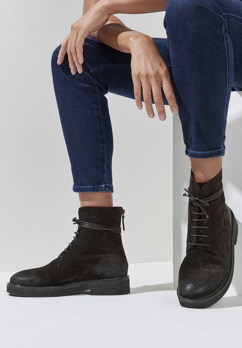 Marsell Parrucca Combat Boots in Black
