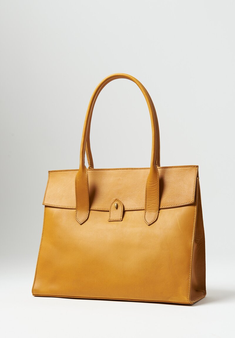 Coriu Leather Bitta S Handbag Duck Yellow	