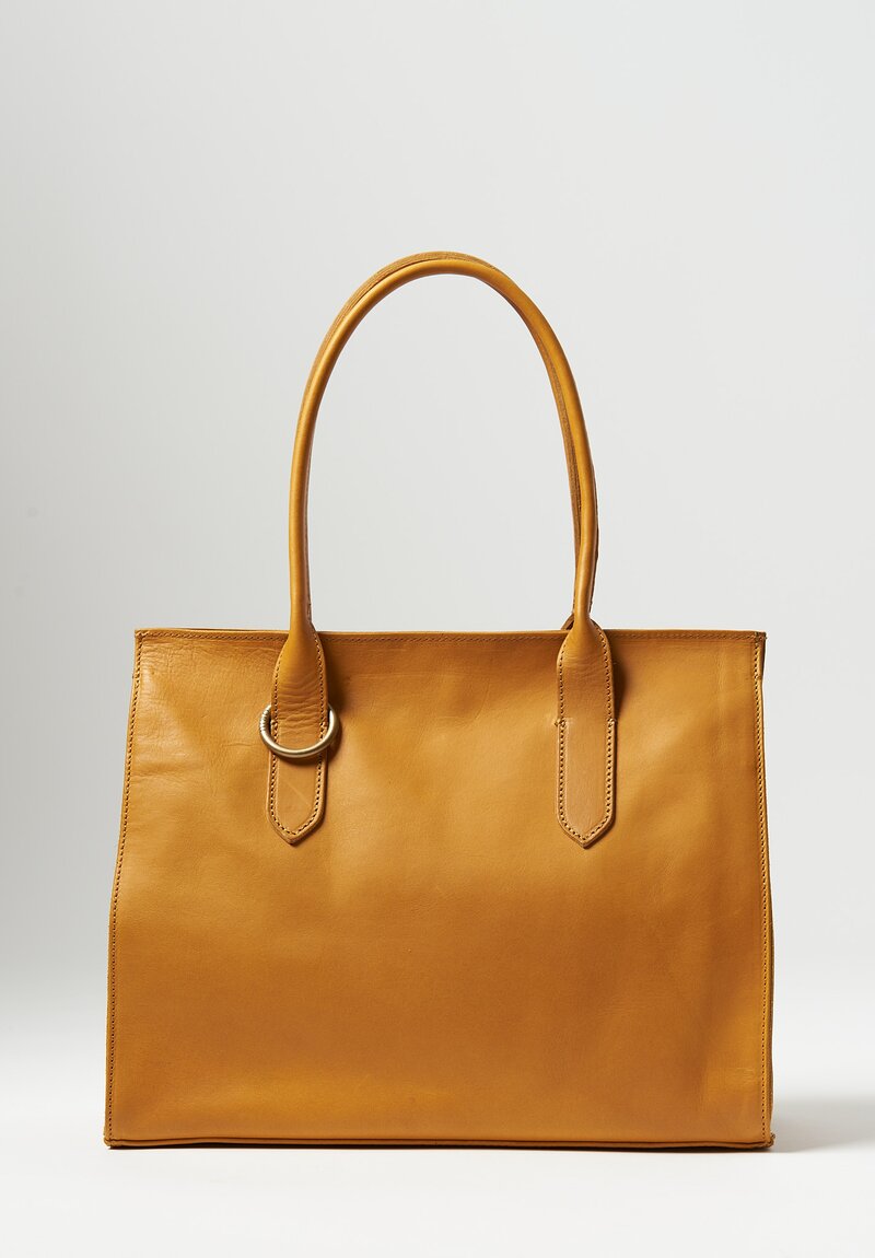 Coriu Leather Bitta S Handbag Duck Yellow	