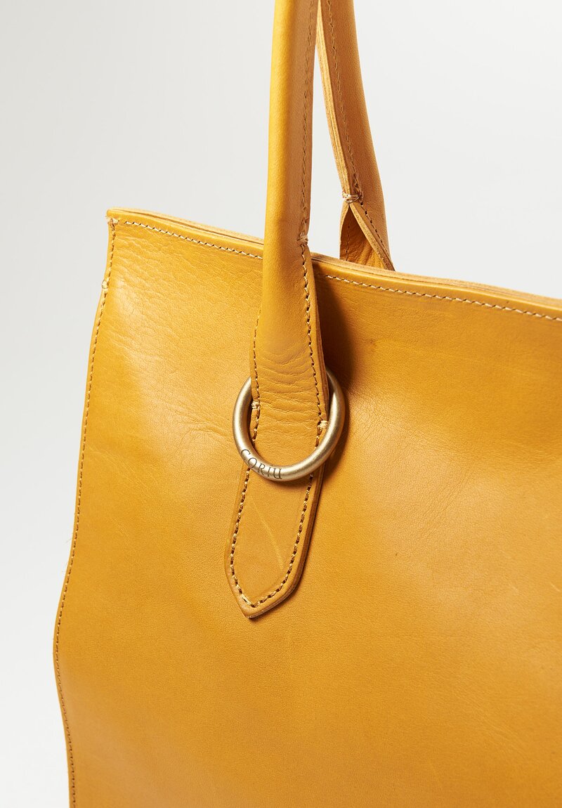 Coriu Leather Bitta S Handbag Duck Yellow	