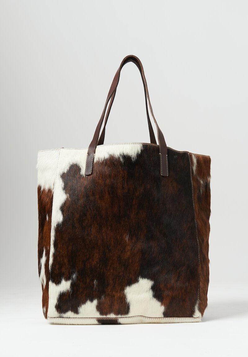 Massimo Palomba Ella Cavallino Pony Tote White, Brown I	