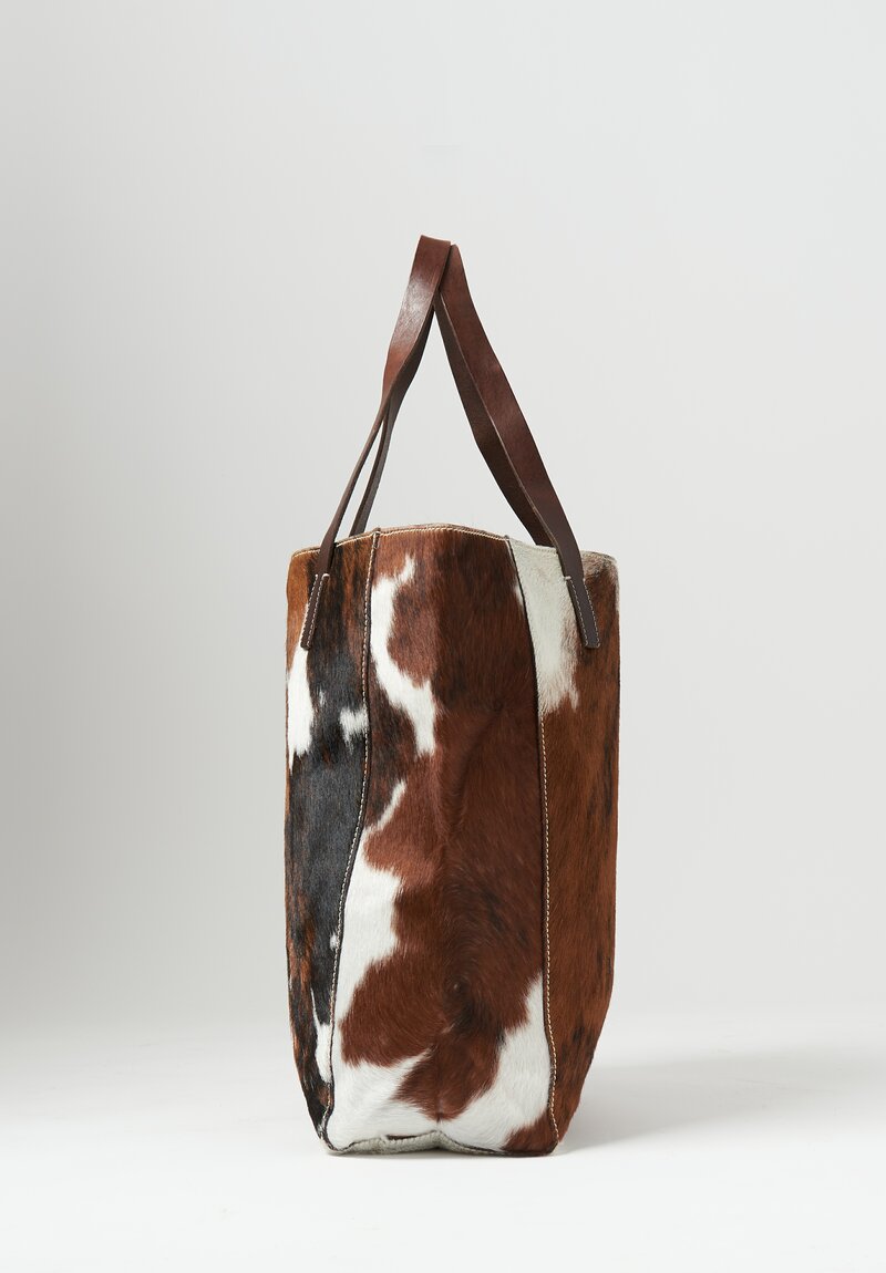 Massimo Palomba Ella Cavallino Pony Tote White, Brown II	