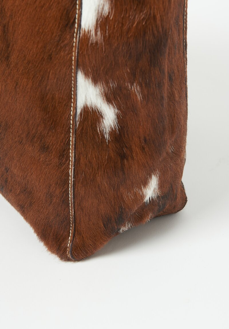 Massimo Palomba Ella Cavallino Pony Tote White, Brown II	