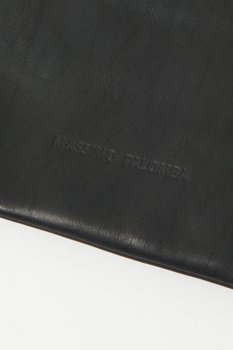 Massimo Palomba Leather Nana Selleria Pouch Black	