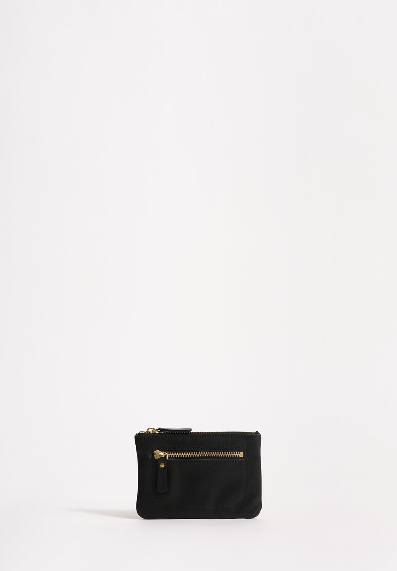 Massimo Palomba Leather Nana Selleria Pouch in Black
