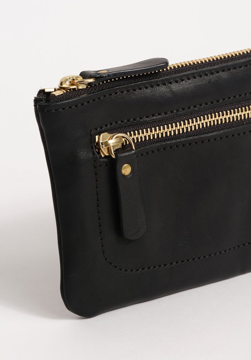 Massimo Palomba Leather Nana Selleria Pouch in Black
