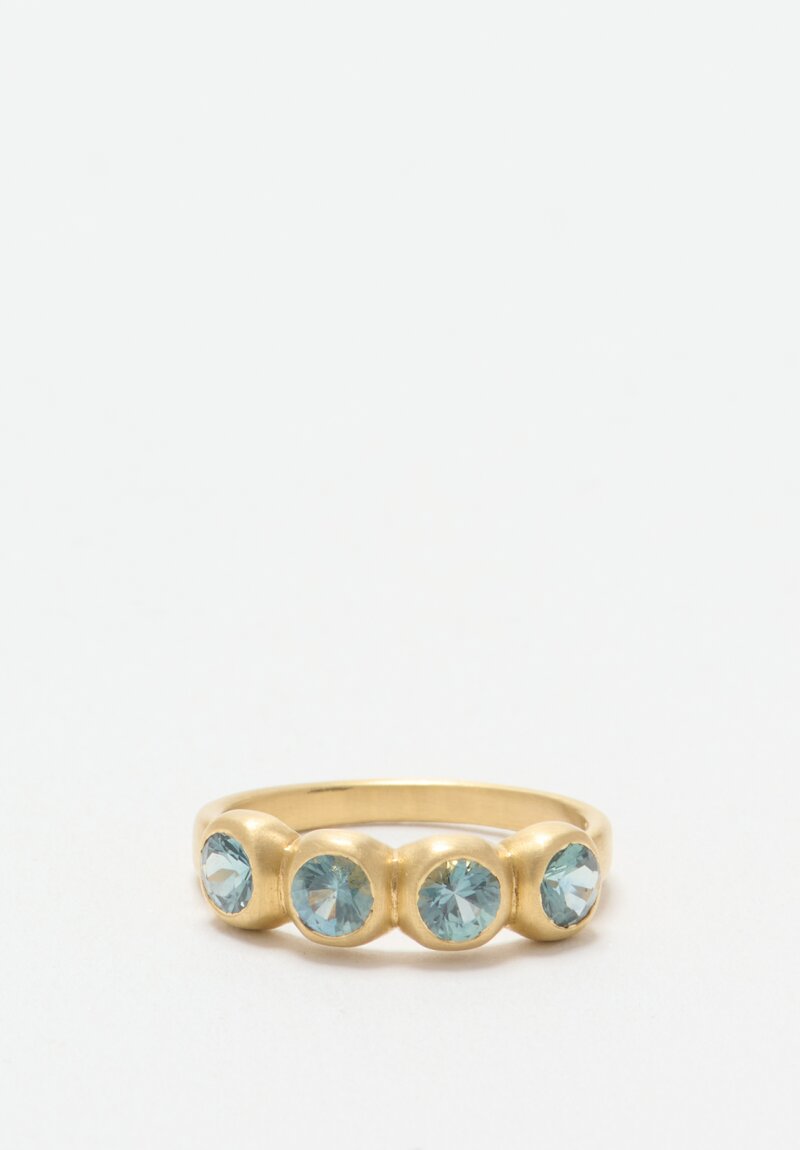 Marian Maurer 18K Blue Montana Sapphire "Porch Skimmer" Ring	