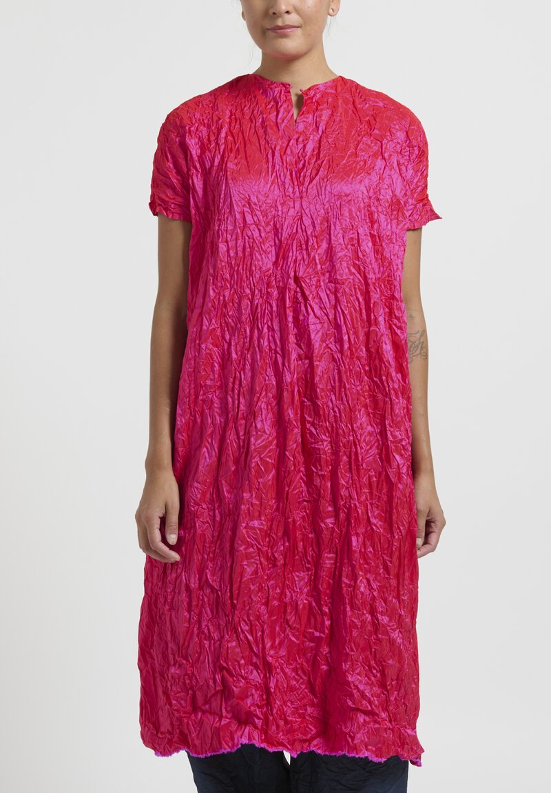 Daniela Gregis Washed Silk Dress in Pink