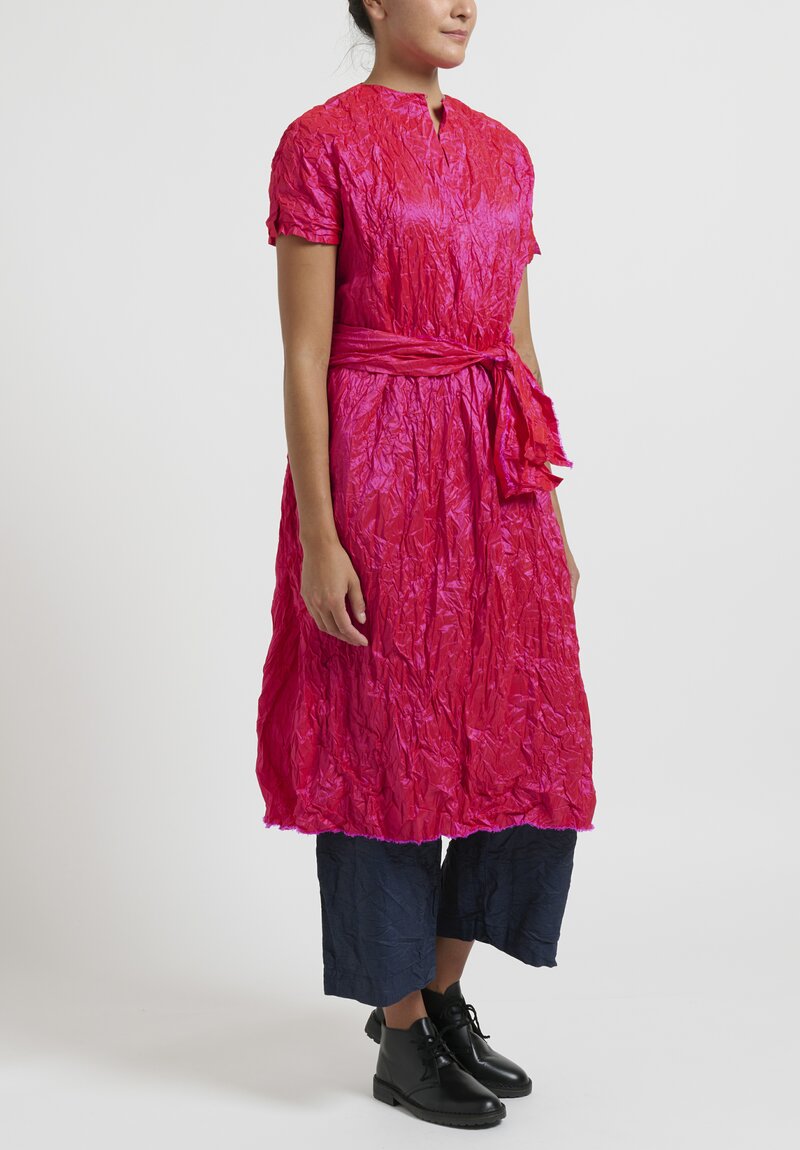 Daniela Gregis Washed Silk Dress in Pink