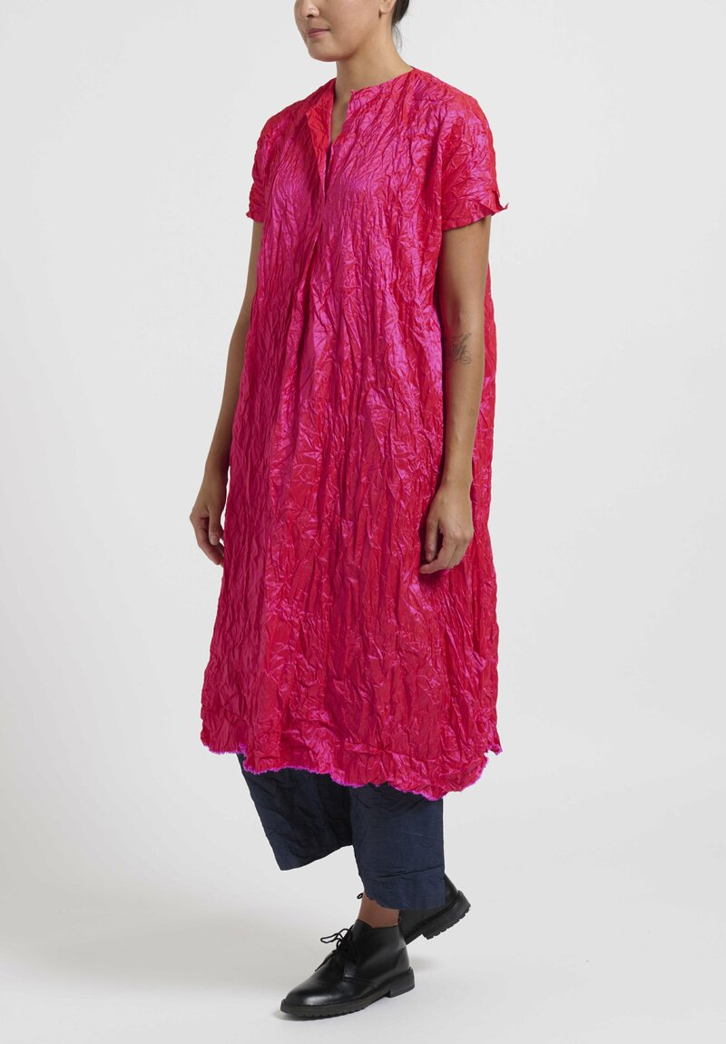 Daniela Gregis Washed Silk Dress in Pink