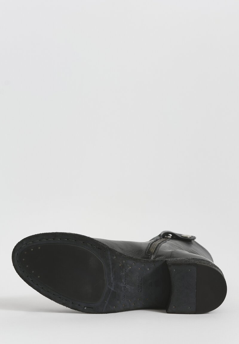 Officine Creative Seline 020 Ignis T. Bootie in Nero Black	