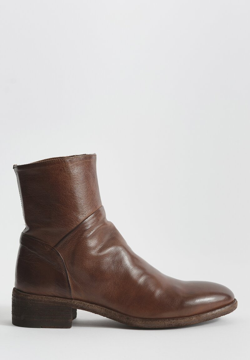 Officine Creative Seline 020 Ignis T. Bootie in Cigar Brown	