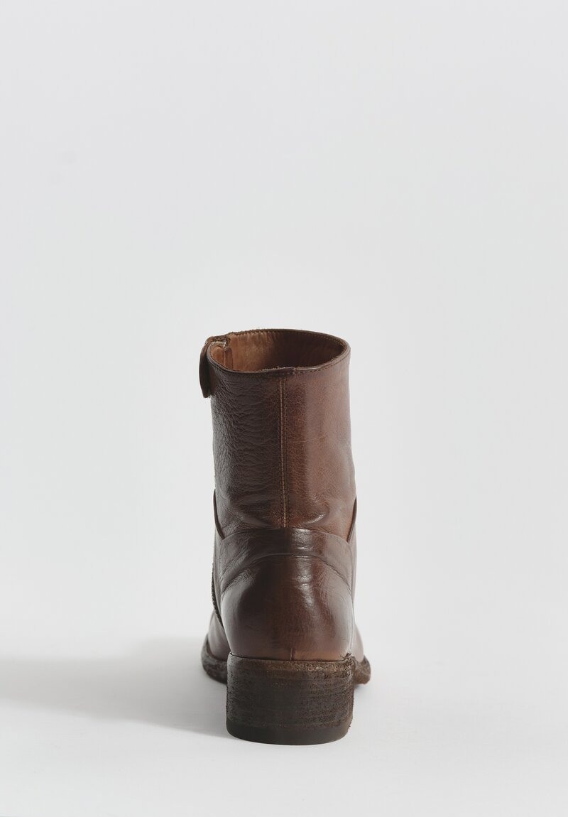 Officine Creative Seline 020 Ignis T. Bootie in Cigar Brown	