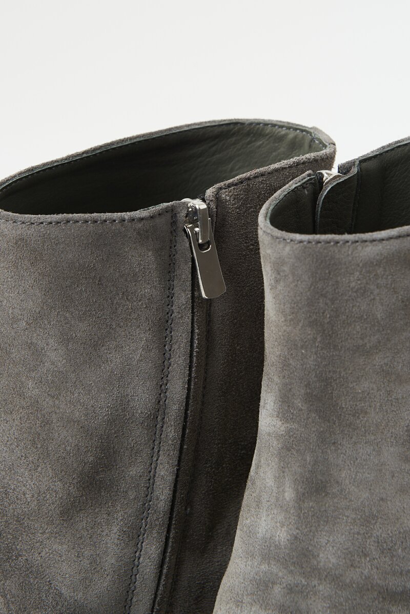 Officine Creative Suede Sherry Boot in Light Cachemire Grey	