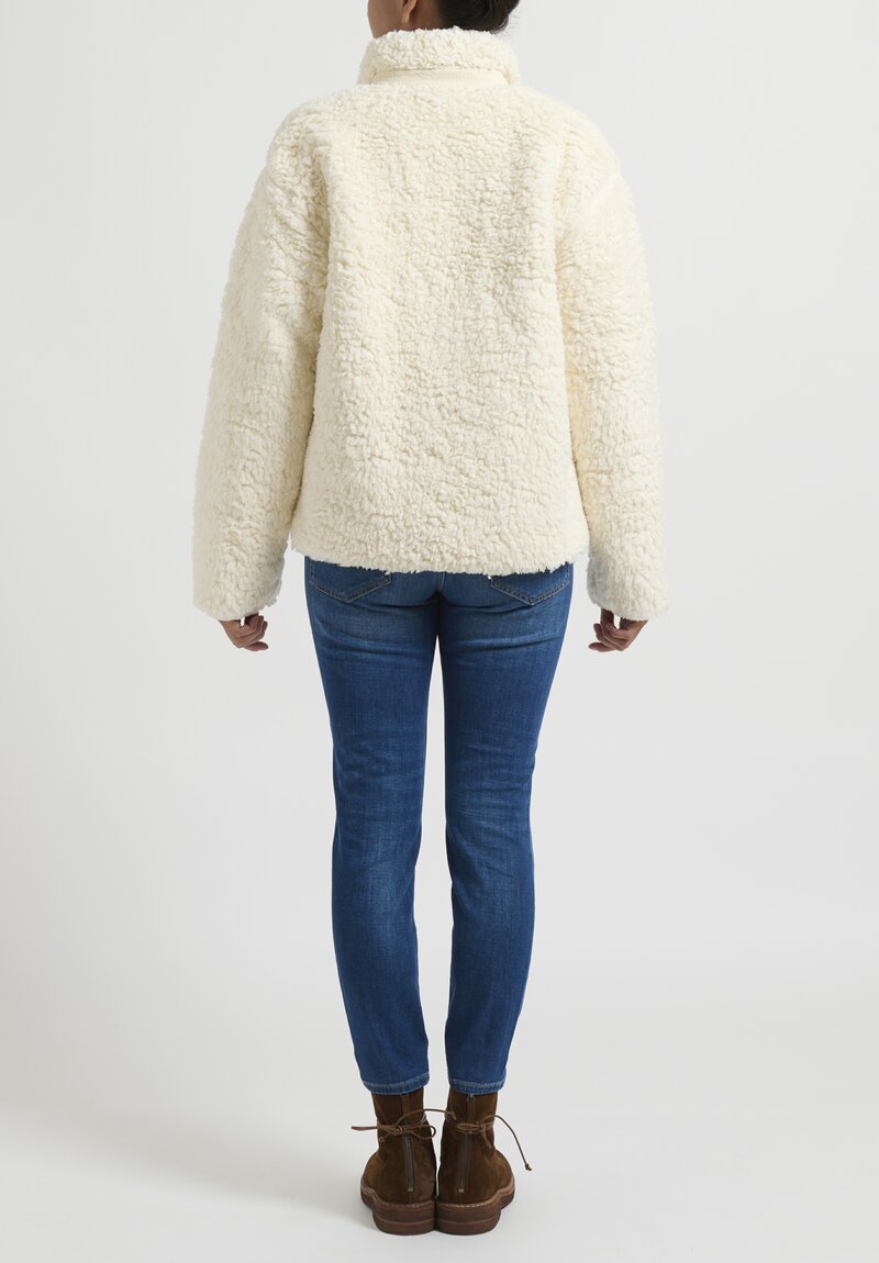 Jil Sander + Cotton Fleece Zip-Up Sweatshirt	