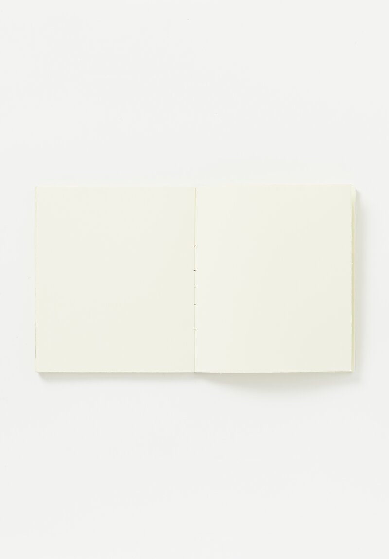 Elam Handprinted Japanese Chiyogami Paper Notebook Dark Red on White	
