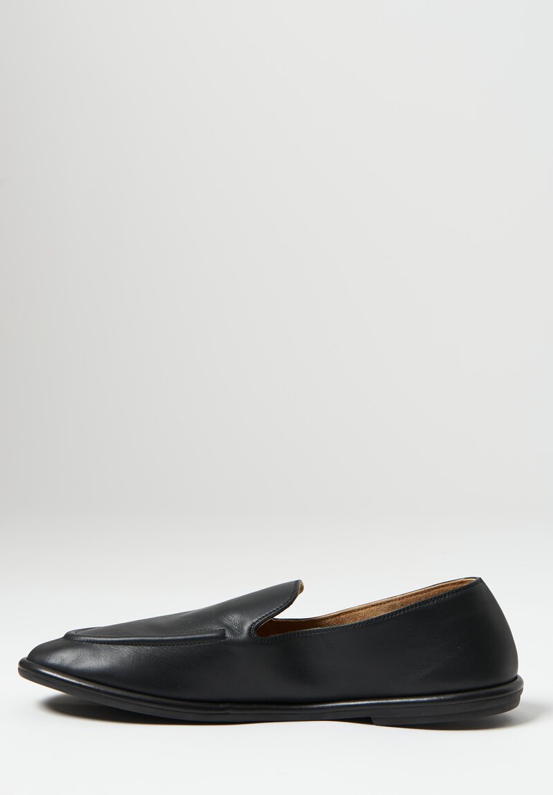The Row Leather Canal Loafer in Black